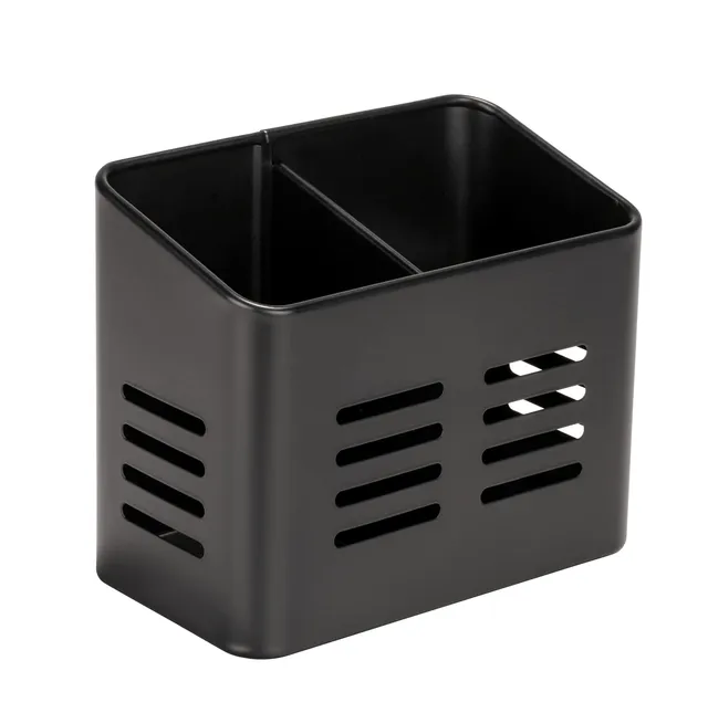 Wenko Baco cestello portaposate nero 16 cm