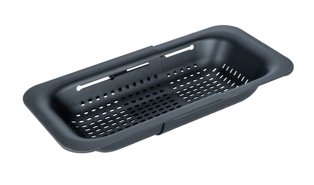 Wenko Sivo Black scolapasta lavello nero estensibile 37-50 cm