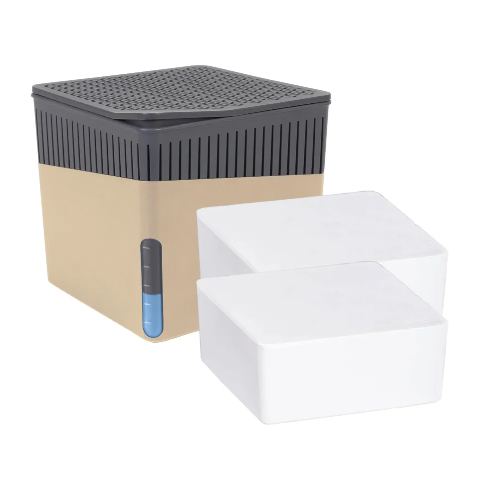Wenko Cube deumidificatore beige 2x500 g fino a 40 m3