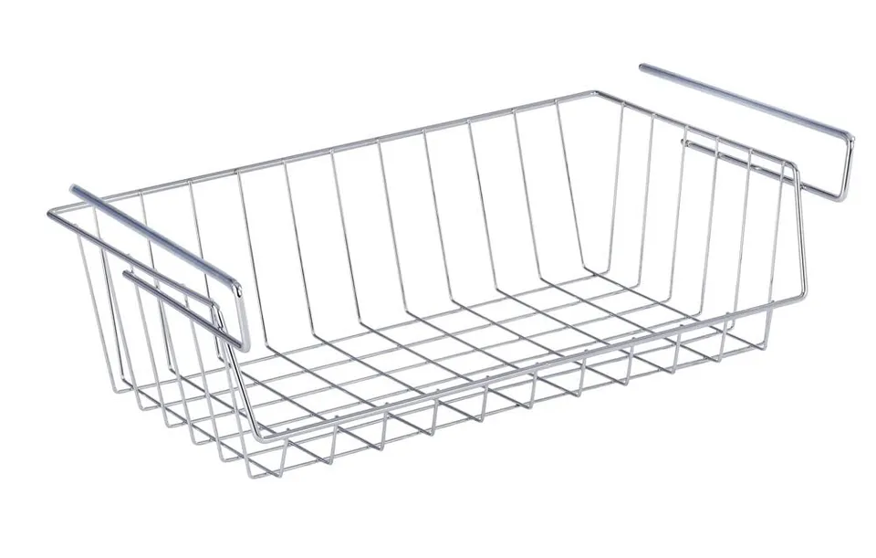 Wenko 2304100 Cesto Mensola Cromo 44 cm Antiscivolo