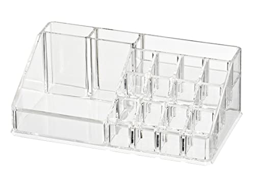 Wenko organizer cosmetici trasparente 16 scomparti