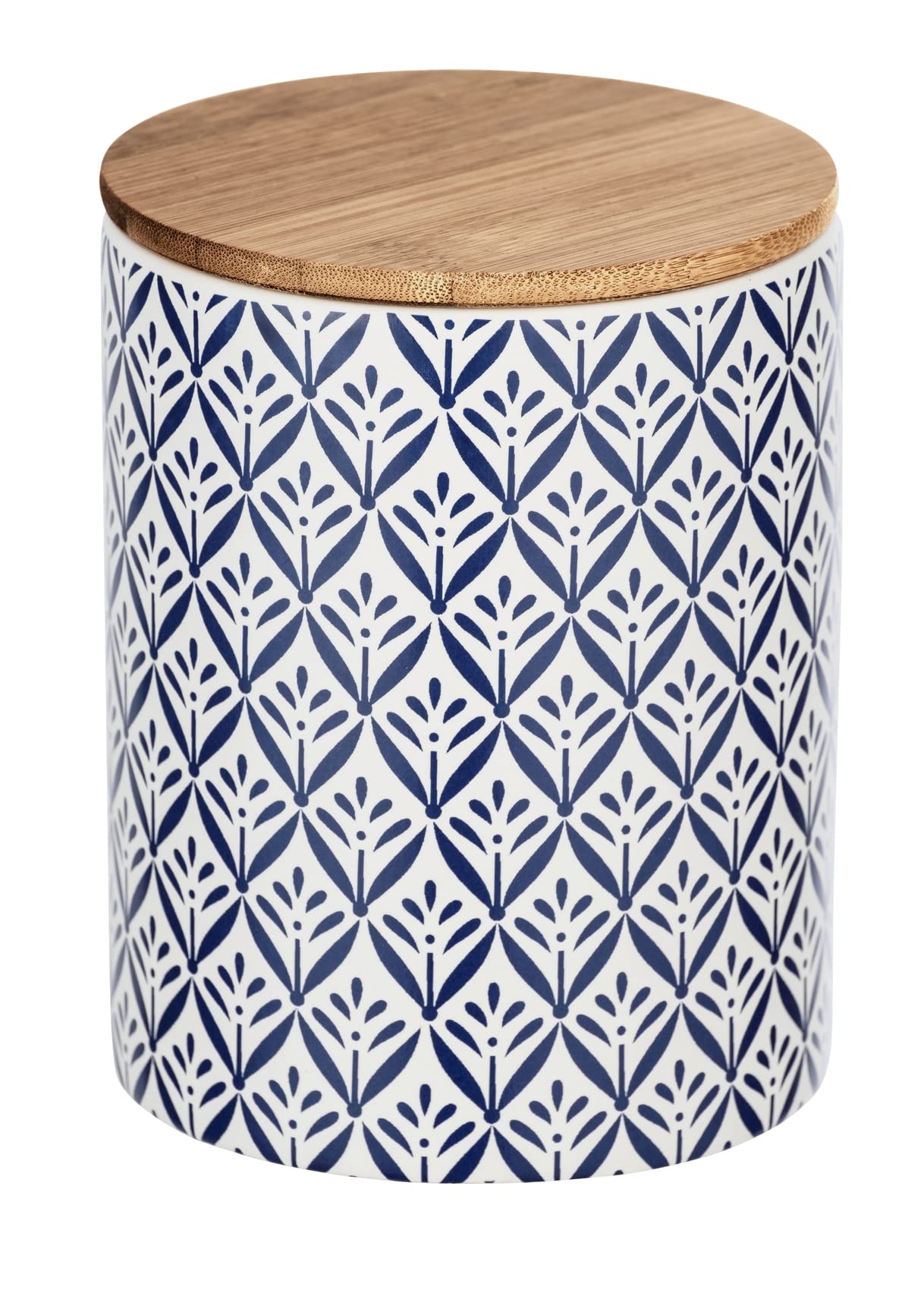 WENKO Lorca barattolo cucina ceramica 0,45 L blu