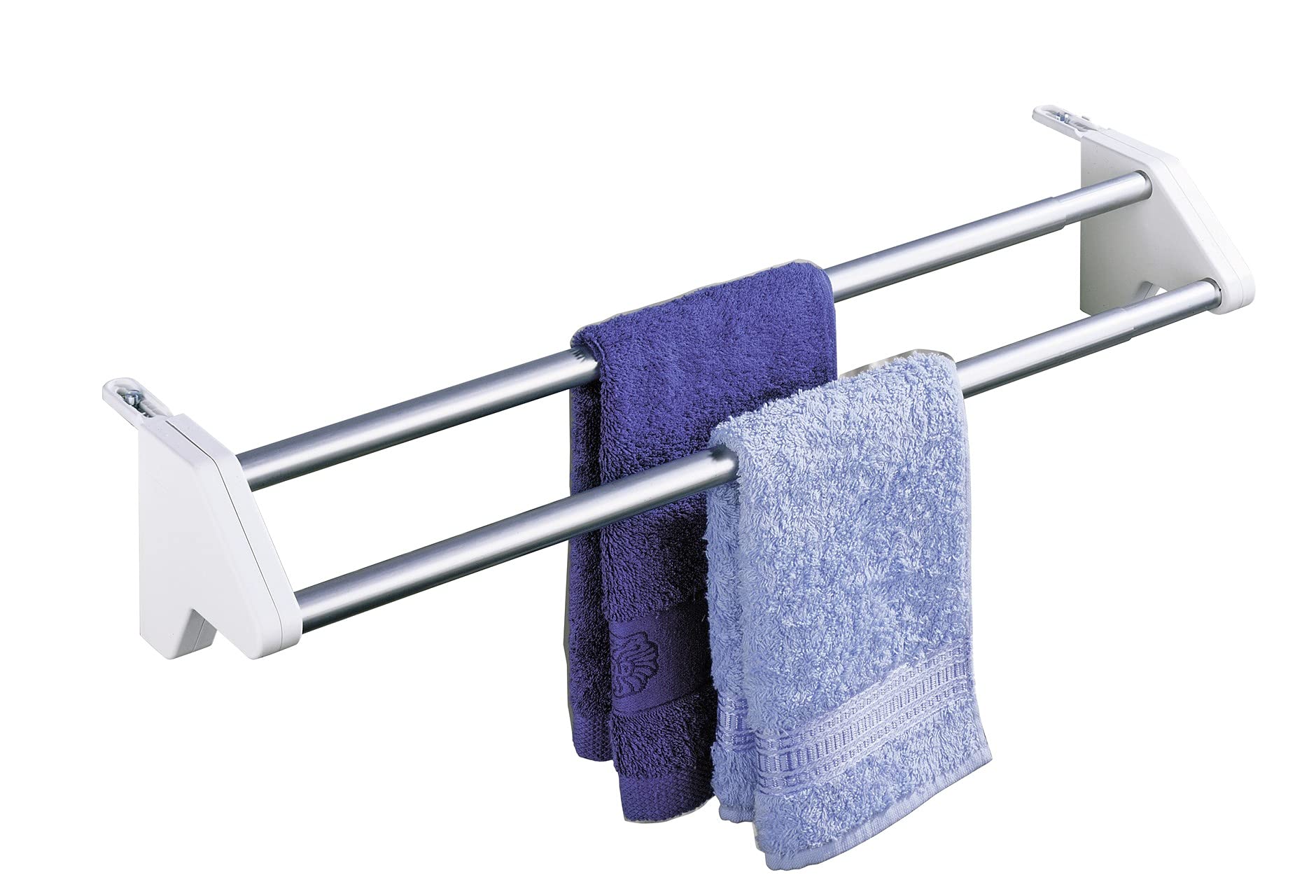 Wenko Twin 3703100 stendibiancheria da radiatore 57 cm alluminio