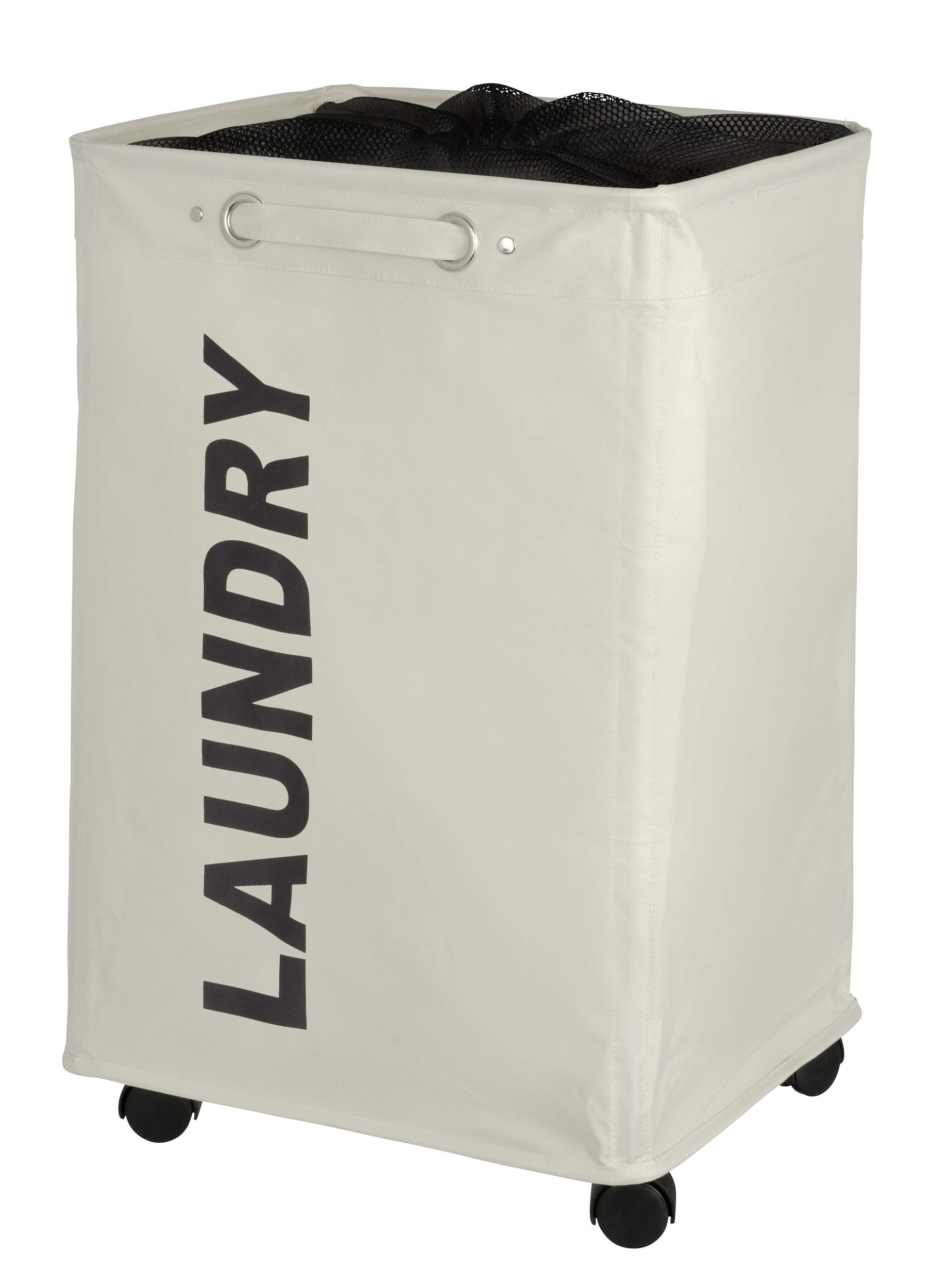 Curver Quadro portabiancheria beige 79 l con ruote