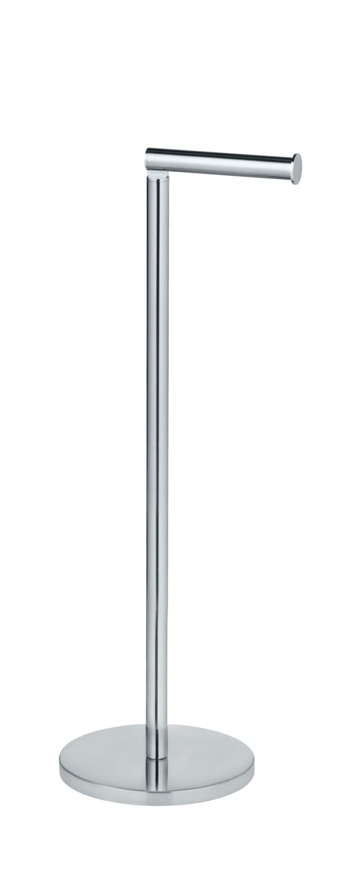 Wenko 2 in 1 portarotolo da terra acciaio lucido 55 cm