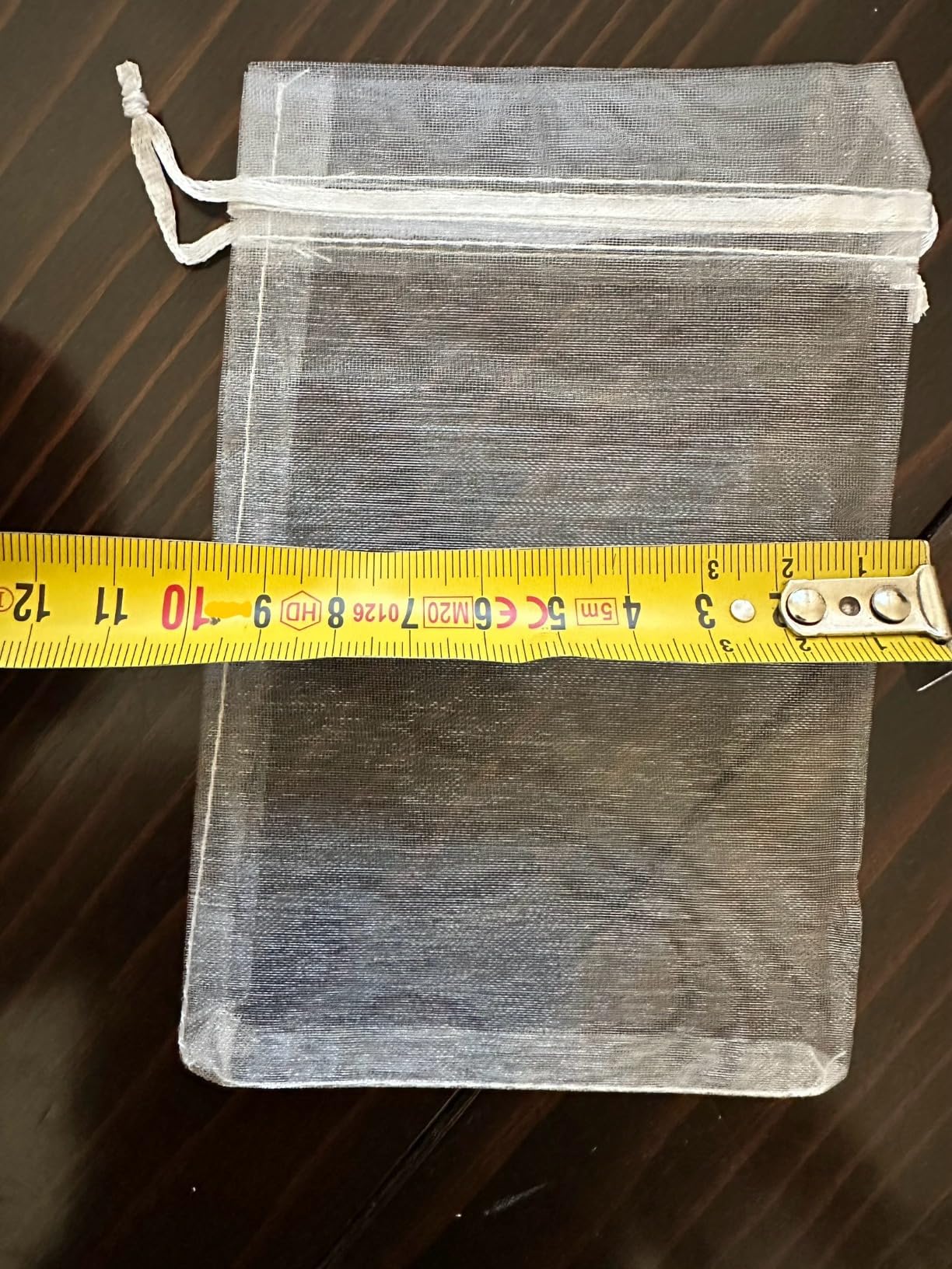 Quelcc sacchetti organza bianchi 7x9 cm 100 pz