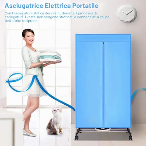 Cecaro Group Box Asciugabiancheria 1000W con Timer