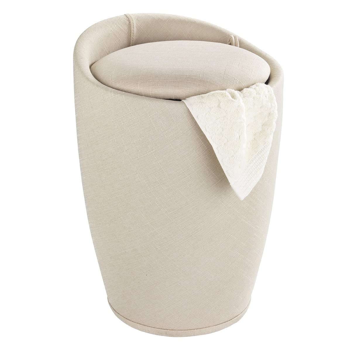 Wenko Candy sgabello bagno beige 20 litri imbottito