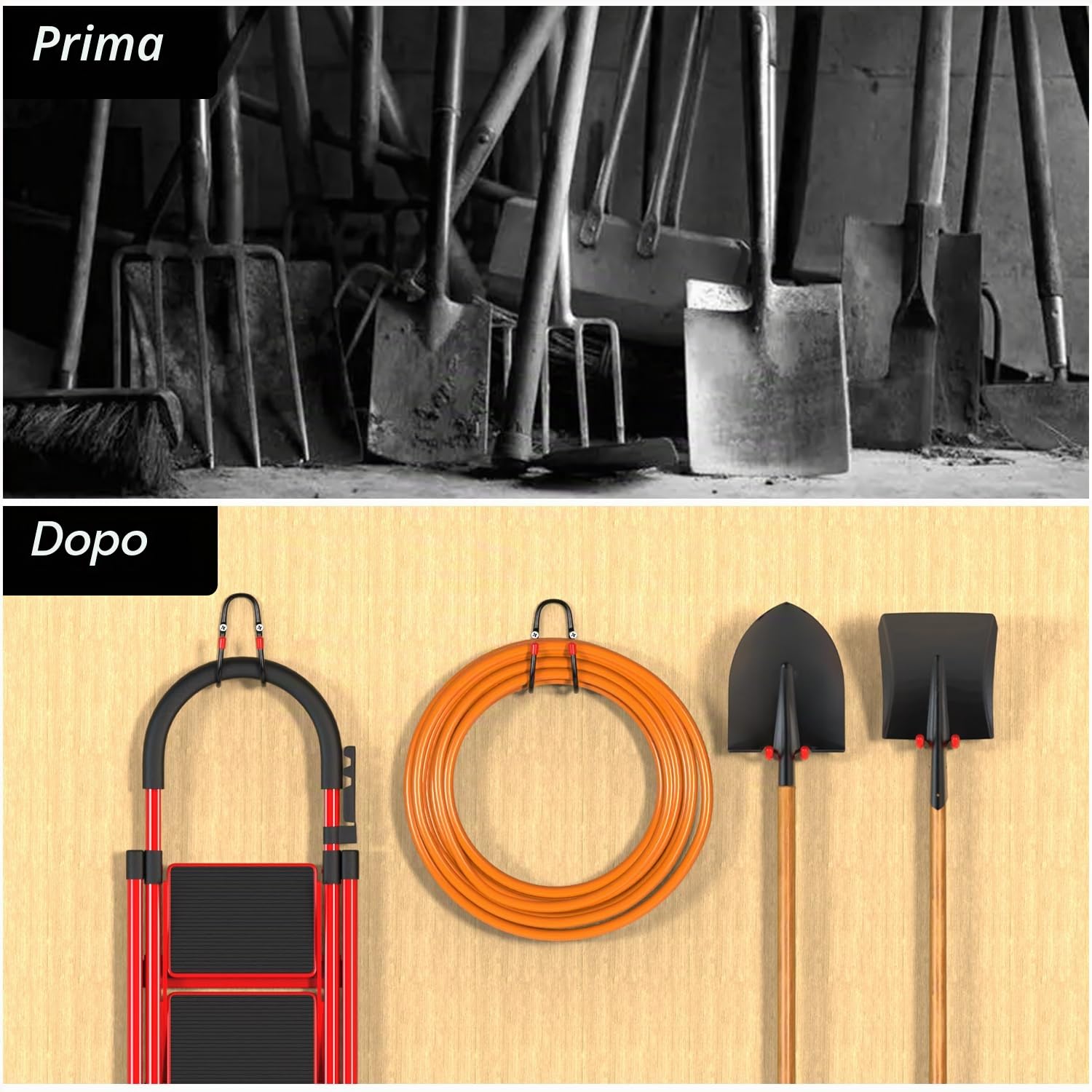 3-H Supporto Tubo Parete 2 Pezzi 45 kg Acciaio Inox