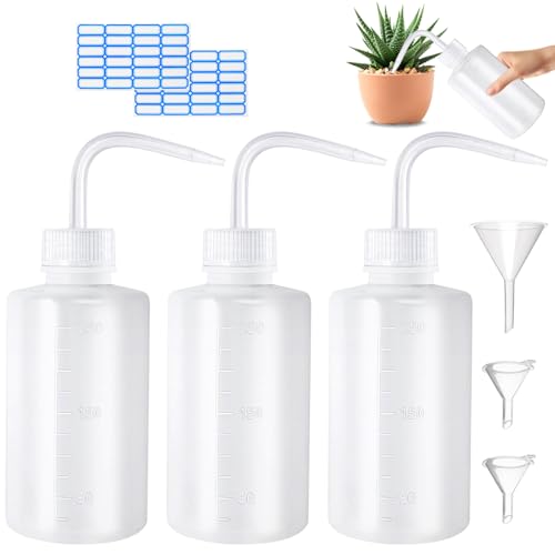 Quelcc Flaconi Spremere 250 ml 3 Pezzi con Imbuti