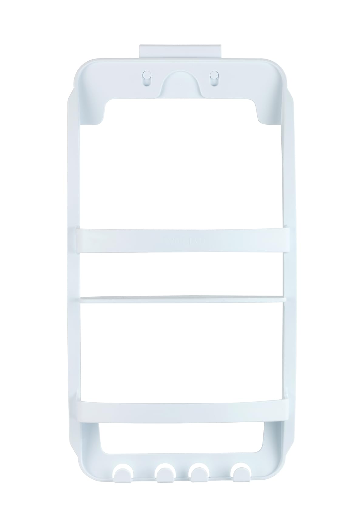 Wenko portaoggetti doccia scaffale bianco 26x54 cm