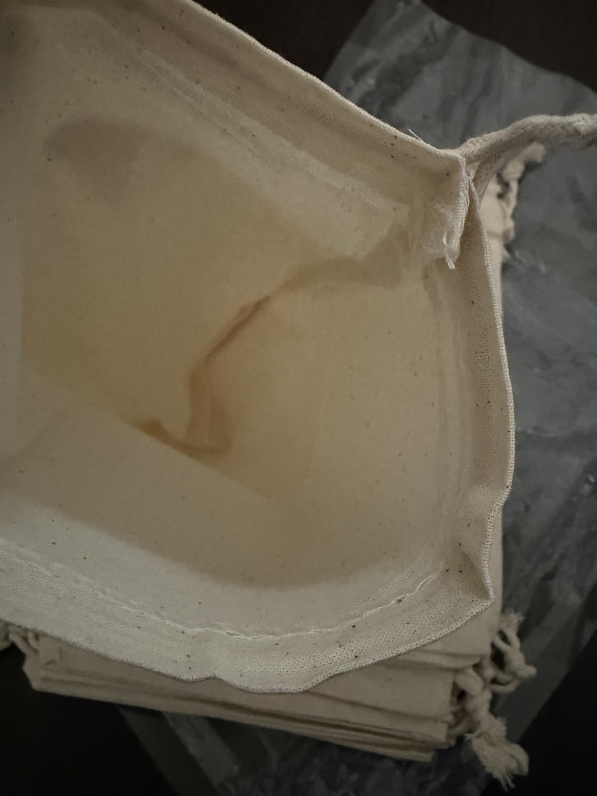 Quelcc Sacchetti Stoffa Cotone 15x20 cm 12 Pezzi Bomboniere