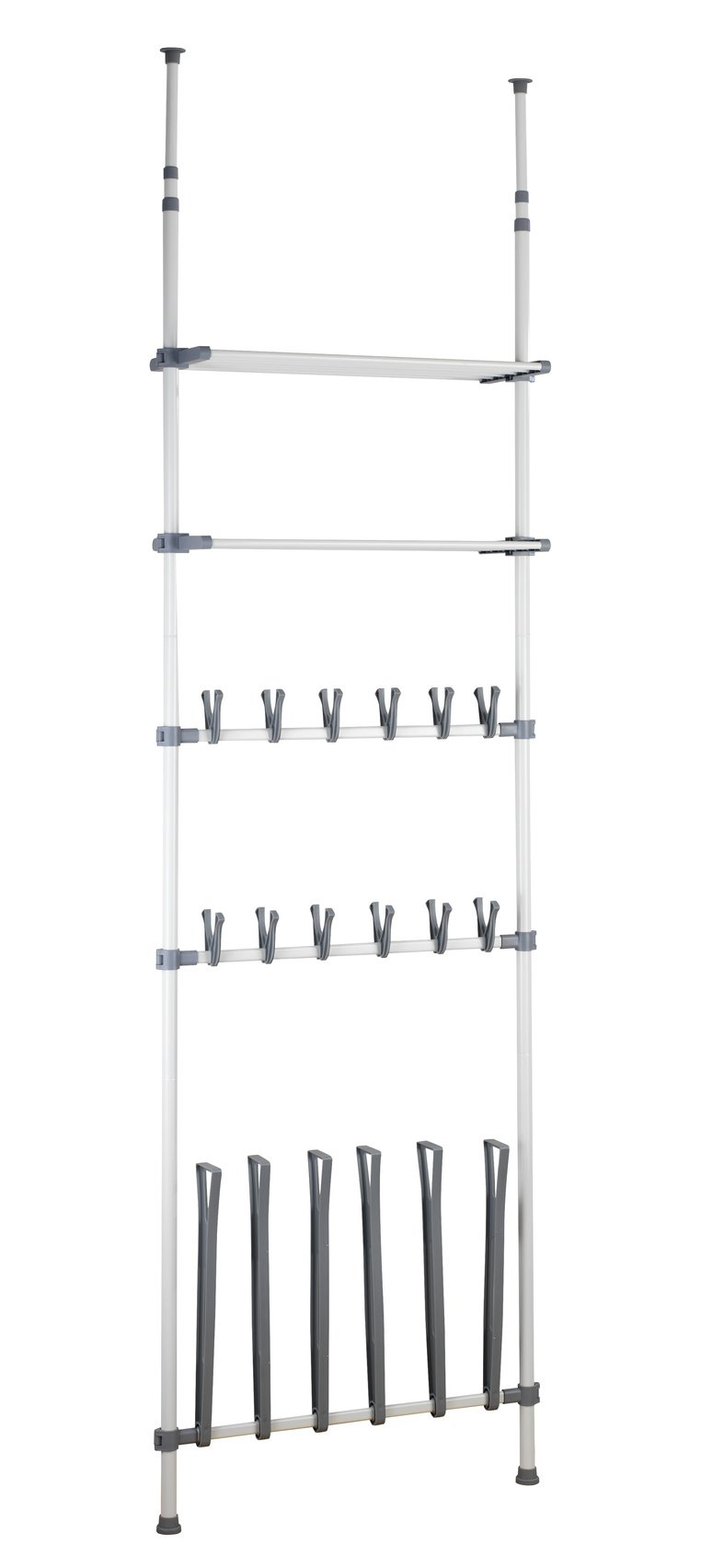 Wenko 6200030100 sistema armadio telescopico argento