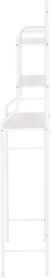 Cecaro Group Scaffale sopra Lavatrice 3 Mensole Bianco Metallo