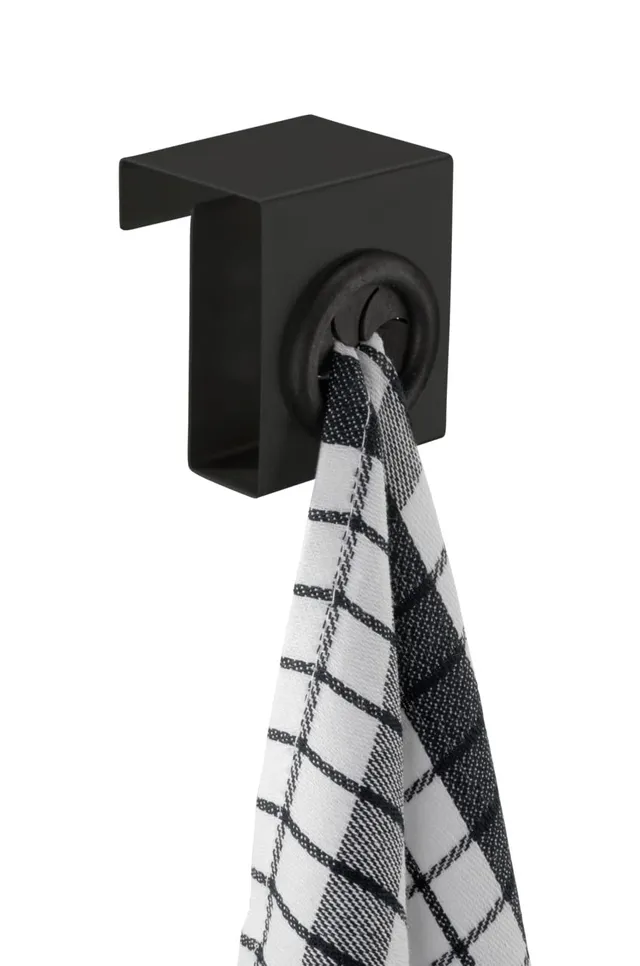 Wenko Black Outdoor Kitchen Push gancio nero