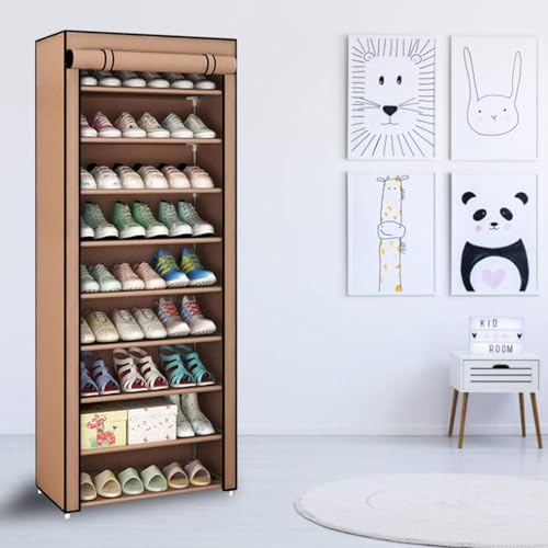 Cecaro Group Scarpiera 7 Ripiani Beige per 27 Paia