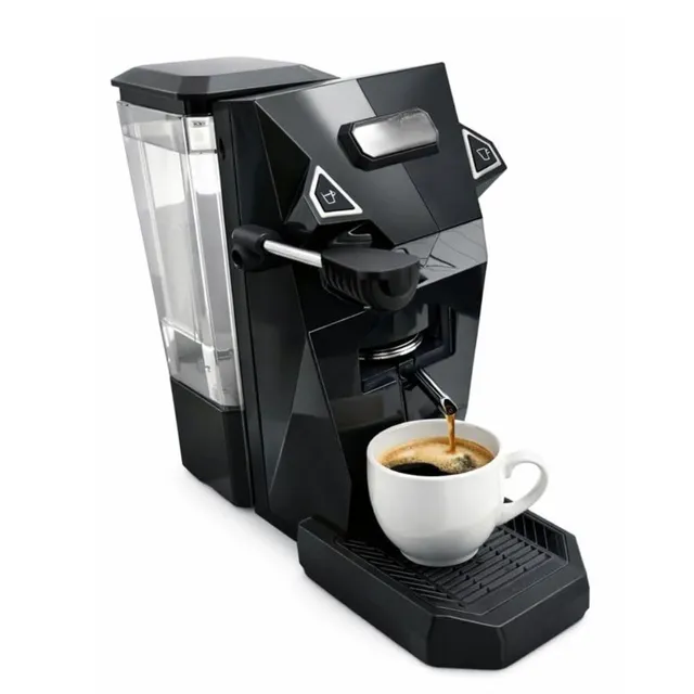 Cecaro Group 550W Macchina Caffè Cialde 1L Nera 20 Bar