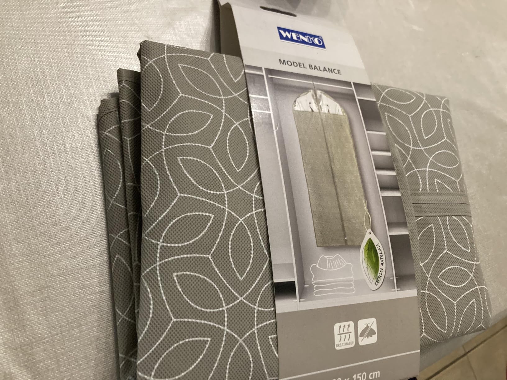 Wenko Balance Custodia Portabiti 100x60 cm Tortora