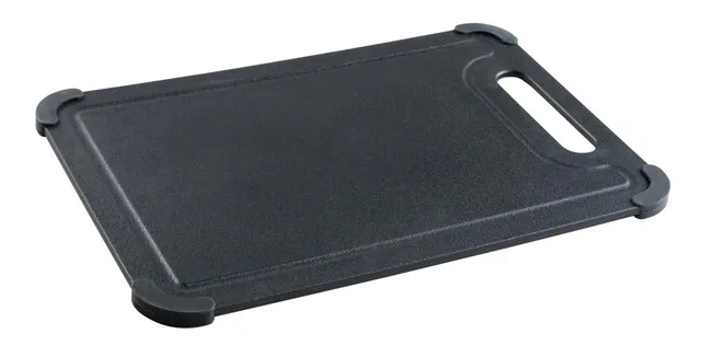 Wenko Black Outdoor Kitchen Peet tagliere nero antiscivolo