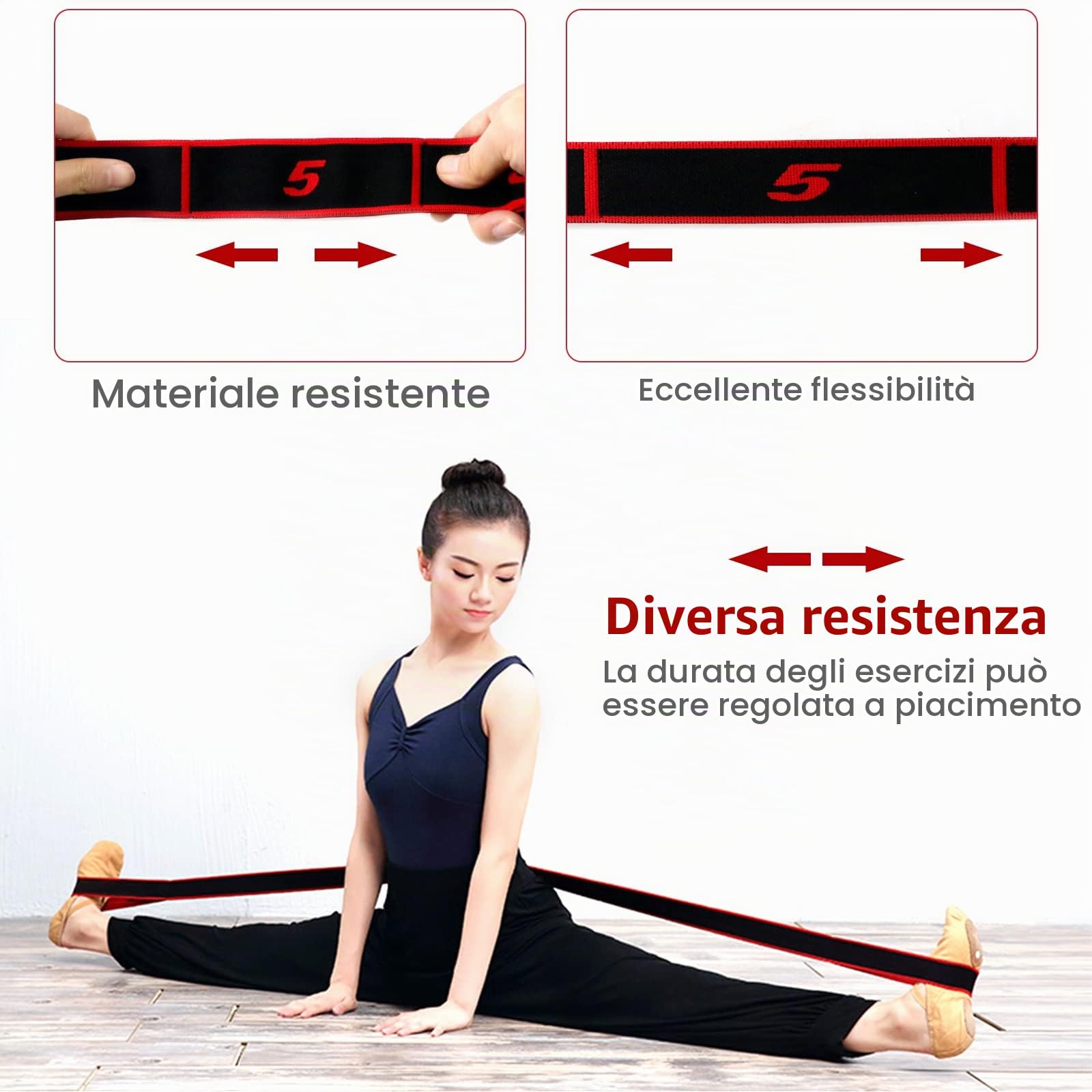 Quelcc fascia elastica stretching yoga 8 loop