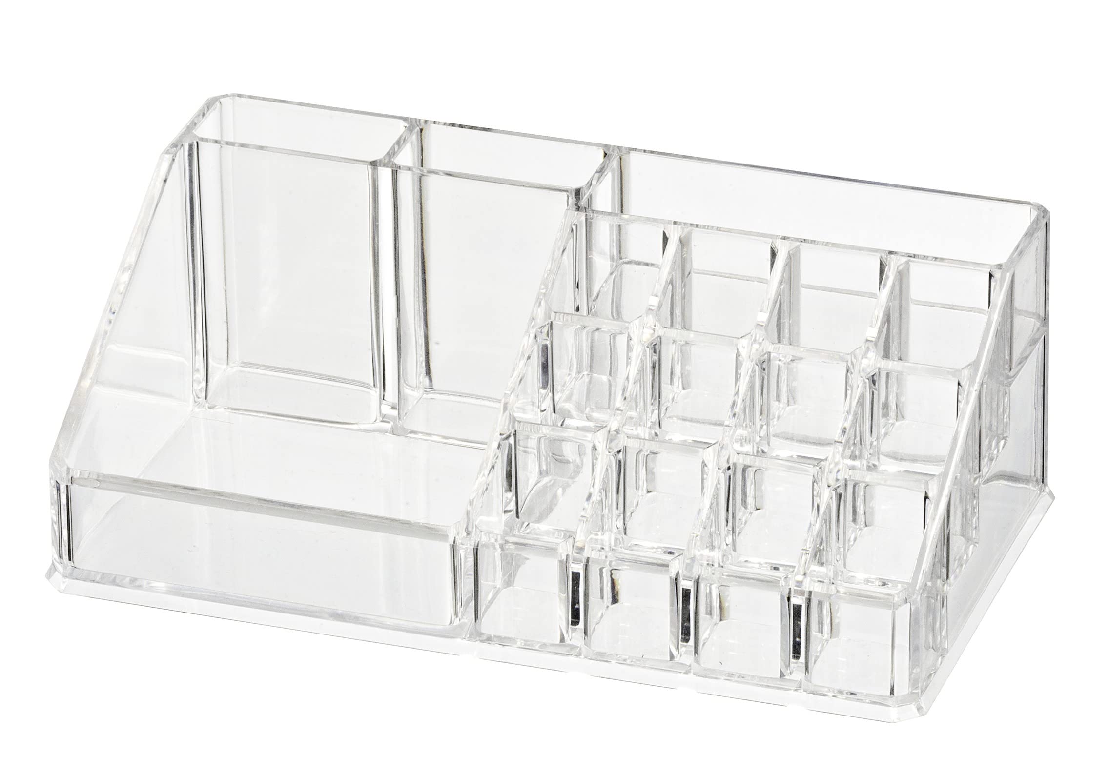 Wenko organizer cosmetici trasparente 16 scomparti