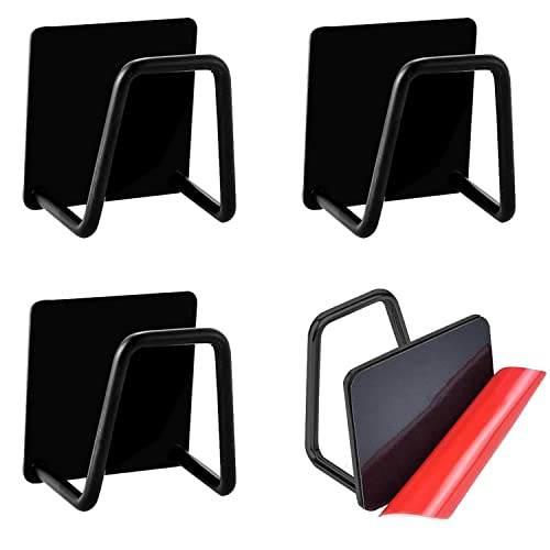 Lxoraziy Porta Spugne Gancio Autoadesivo 4 Pezzi Inox