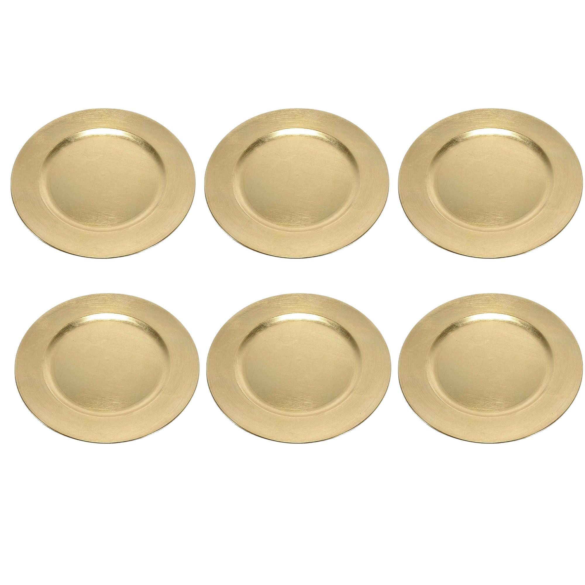 Cecaro Group Sottopiatti Decorativi Oro 33 cm 12 Pezzi