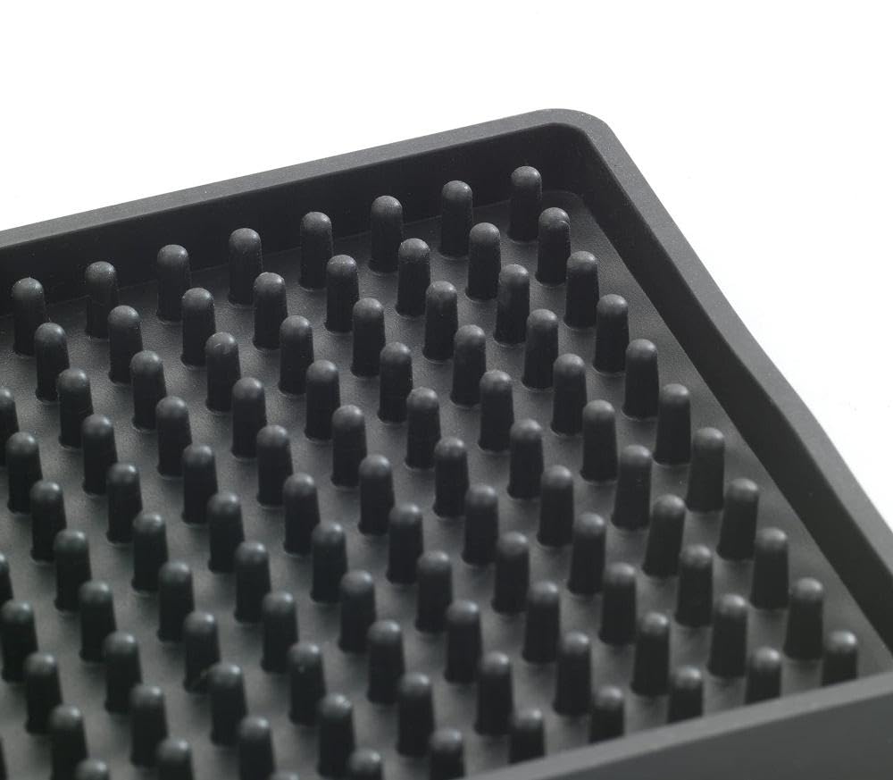 Wenko Maxi tappetino scolapiatti nero 40x30 cm antigraffio
