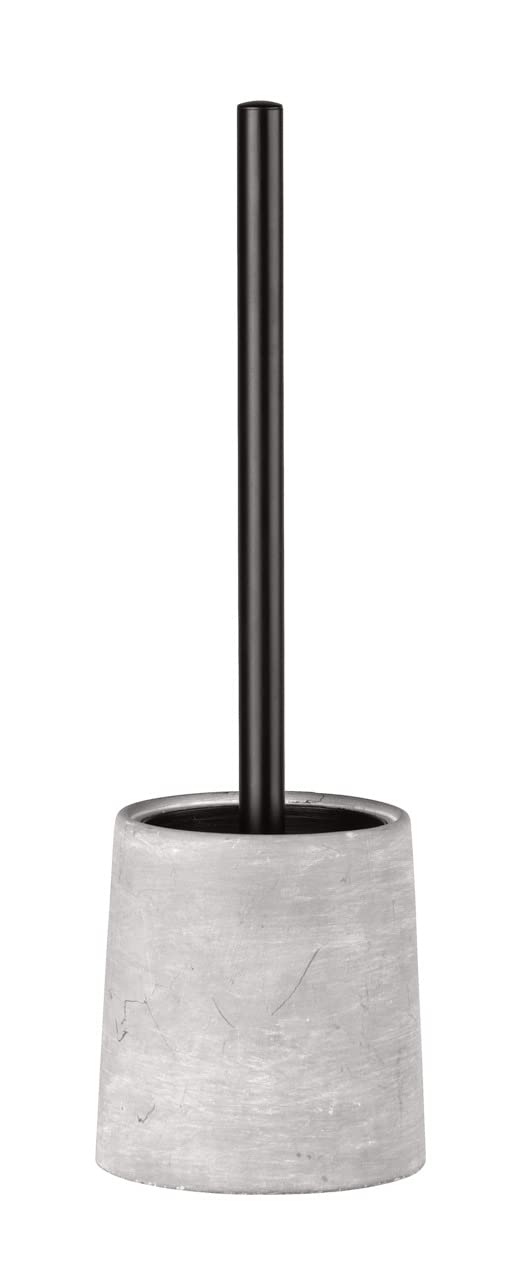 Wenko Villena Scopino WC Cemento Grigio Nero 38cm