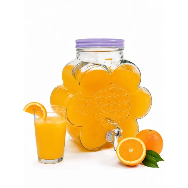 Cecaro Group Dispenser Bevande Vetro 3,5 Litri