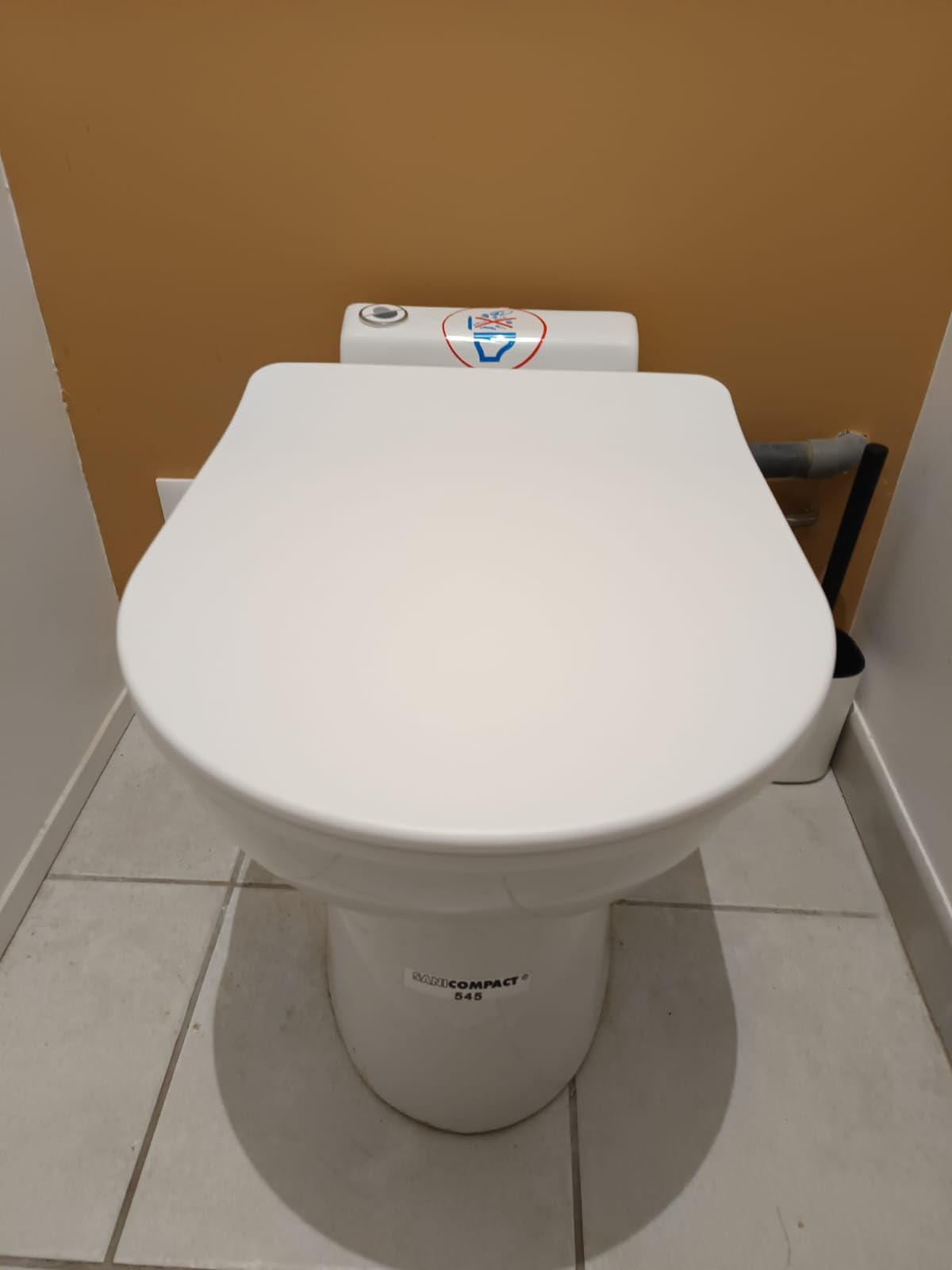 Wenko Galati sedile WC nero opaco chiusura ammortizzata