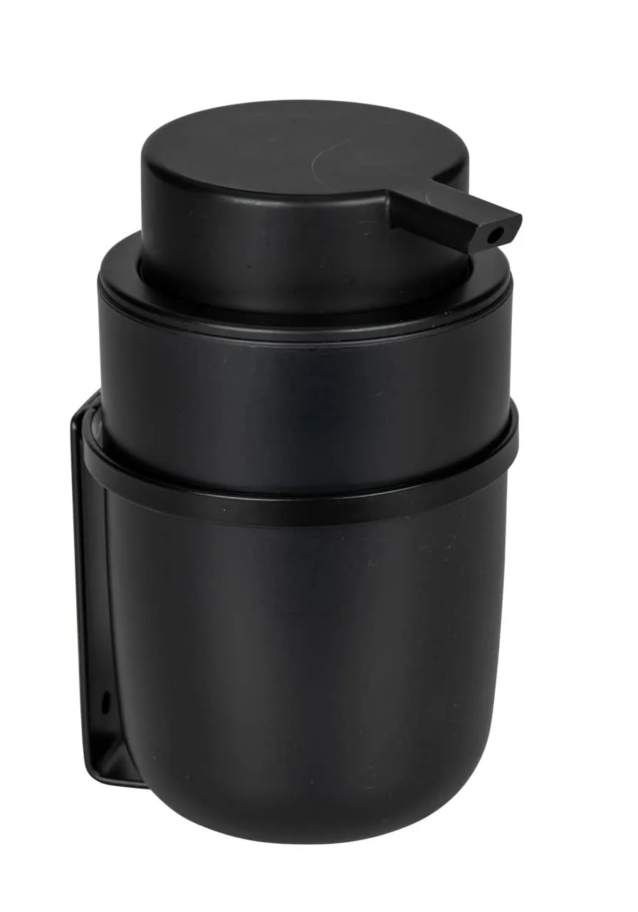 Wenko Turbo-Loc Carpino Dispenser Sapone Nero 250 ml