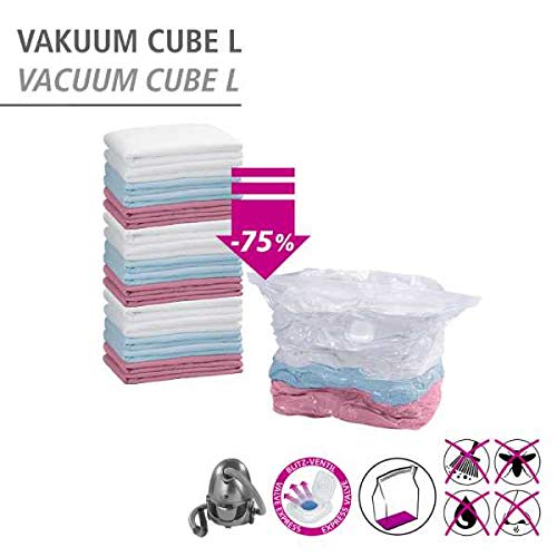 Wenko 3792766100 sacchi sottovuoto L 70x100 cm trasparenti