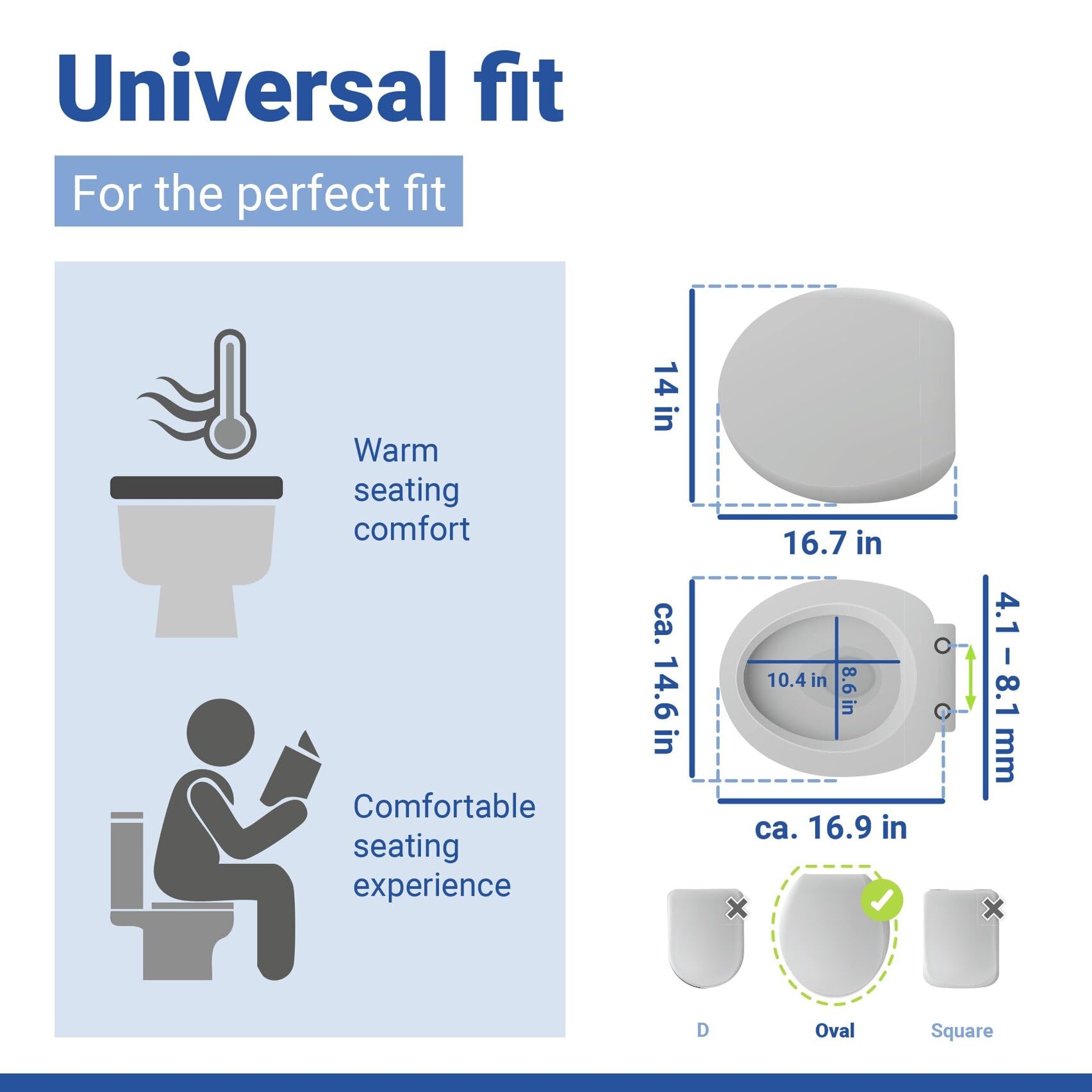 Wenko Bambusa sedile wc bambù easy-close 34,5 cm