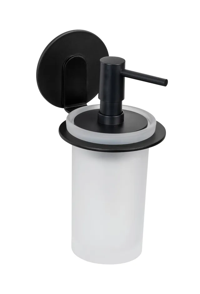 Wenko Bivio Black dispenser sapone da parete nero 150 ml