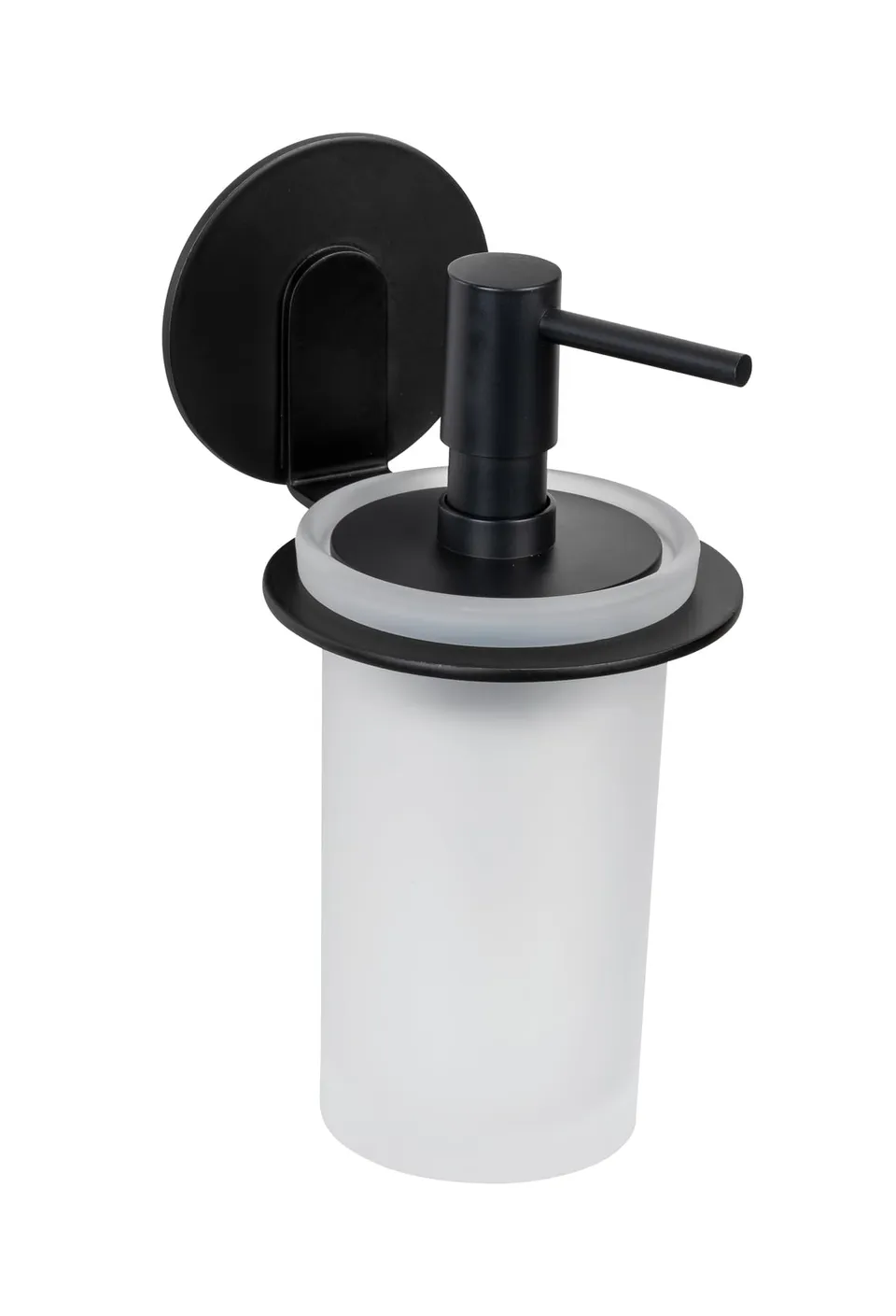 Wenko Bivio Black dispenser sapone da parete nero 150 ml