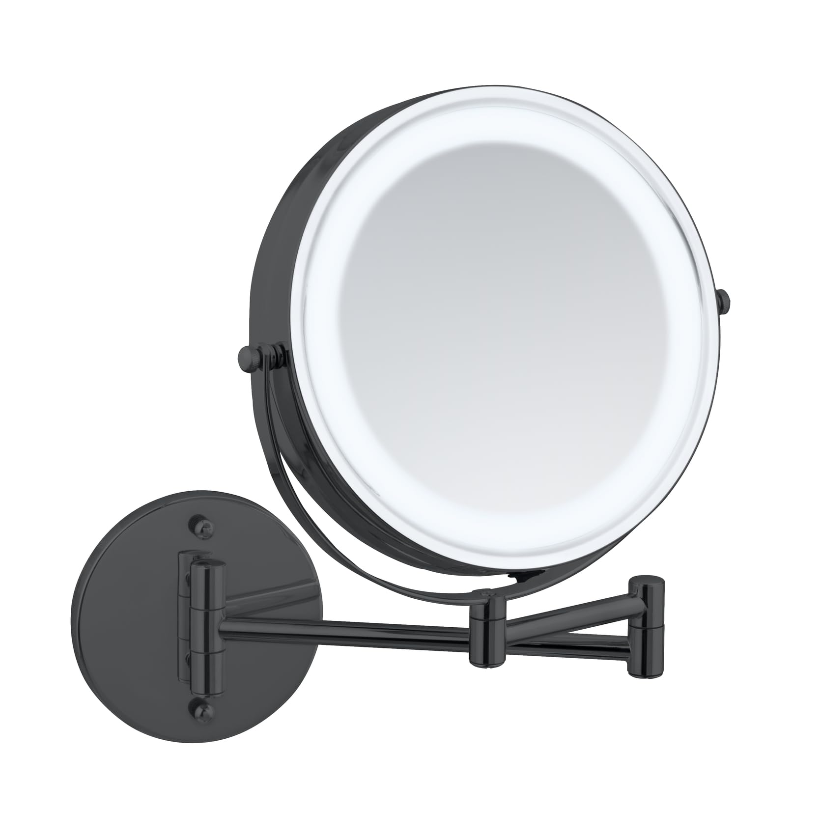 Wenko Power-Loc Lumi specchio LED parete 5x 17,5 cm