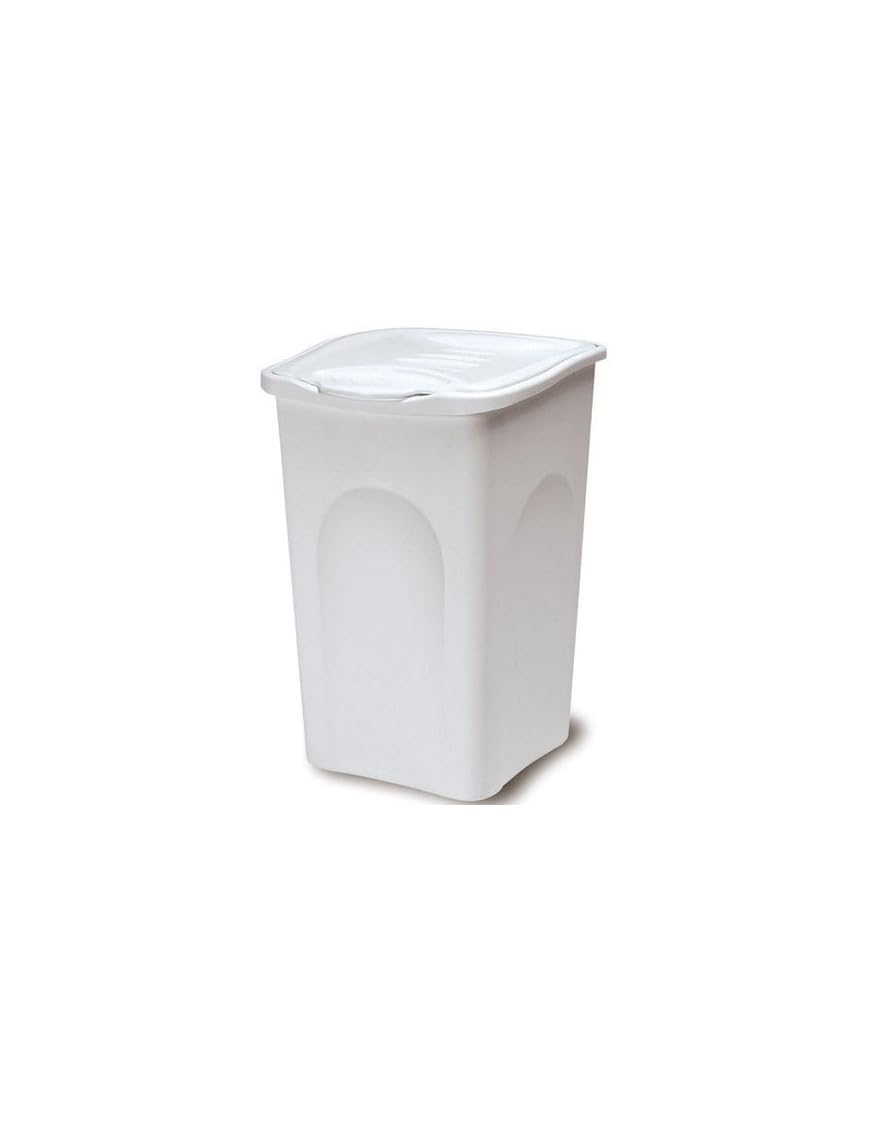 Cecaro Group portabiancheria bianco 50 lt rettangolare