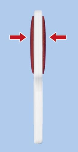 Wenko Junior spazzola tessuti doppia bianco rosso