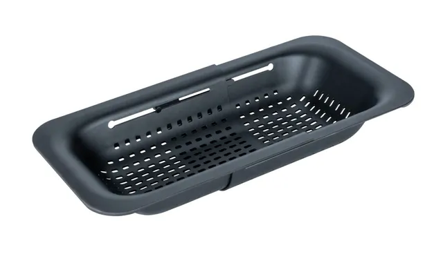 Wenko Sivo Black scolapasta lavello nero estensibile 37-50 cm
