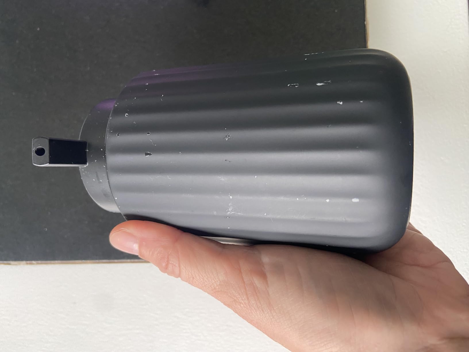 Wenko Belluno Dispenser Sapone Ceramica Nero 300 ml