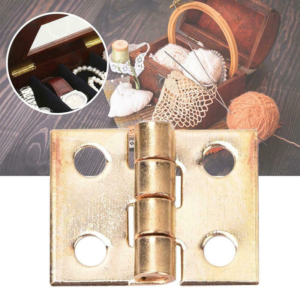 Lxoraziy Mini Cerniere Metallo 100 Pezzi 10x8 mm
