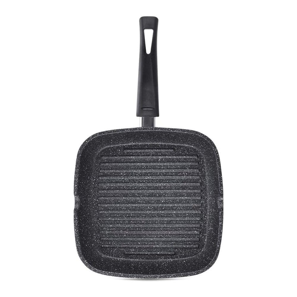 Cecaro Group Bistecchiera Grill 24x24 cm Antiaderente Induzione